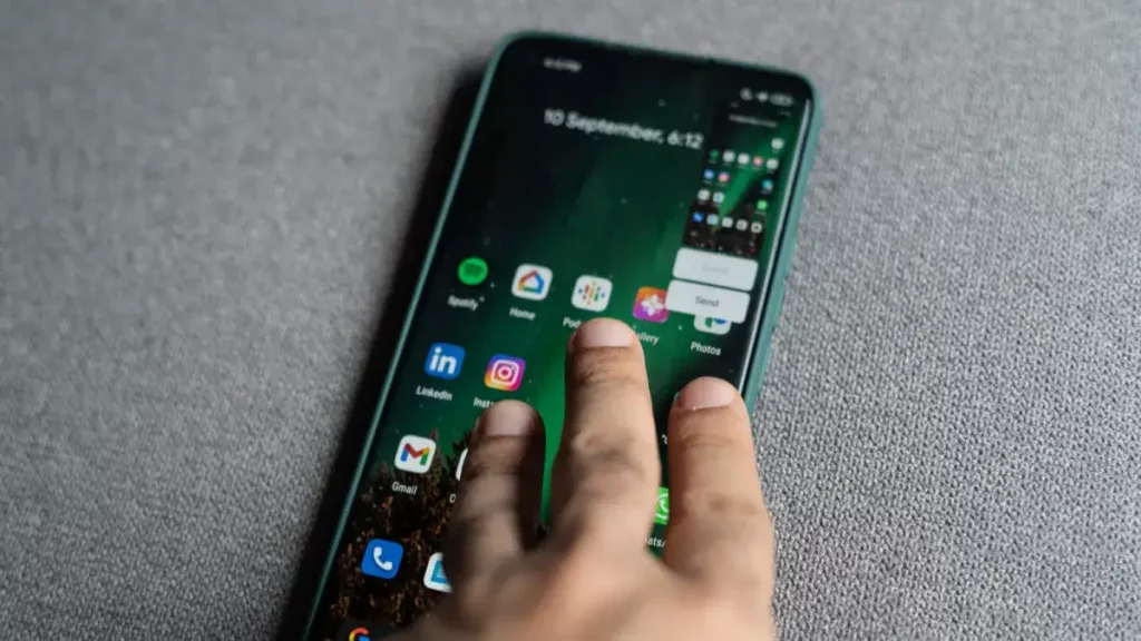 اسکرین شات گوشی شیائومی