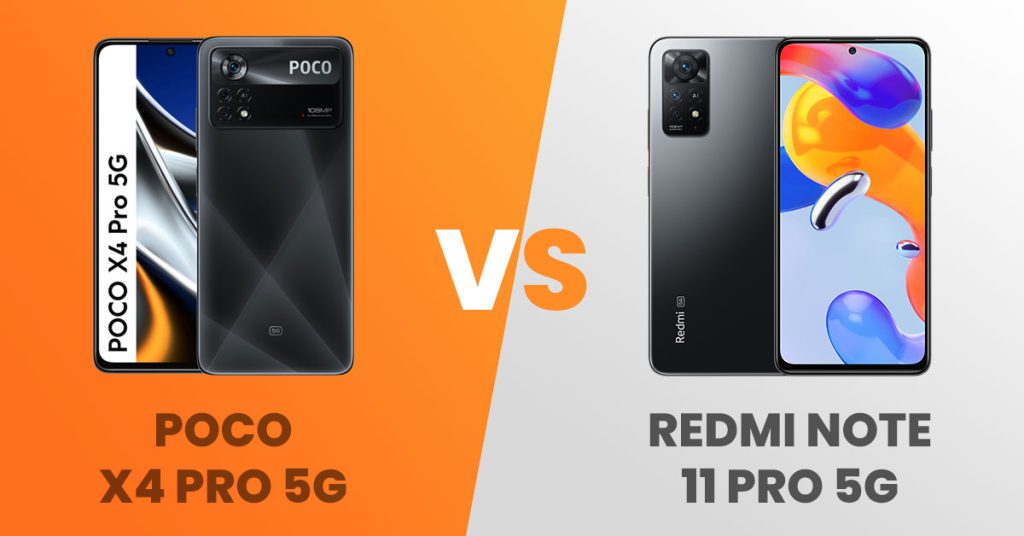 شیائومی Poco x4 pro و شیائومی Redmi note 11 pro