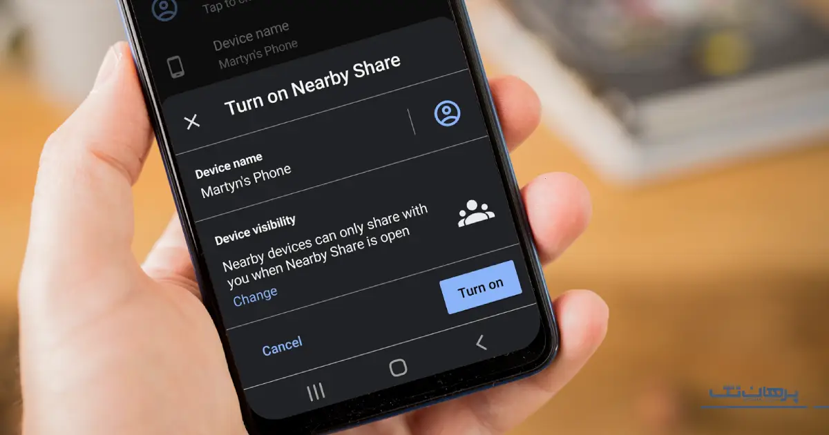 استفاده از Nearby Share؛ اشتراک‌گذاری سریع برای دستگاه‌های اندرویدی نزدیک