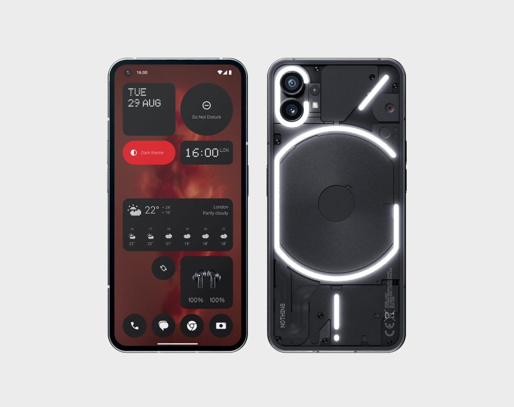 گوشی Nothing Phone 1 اولین ابتکار کمپانی ناتینگ