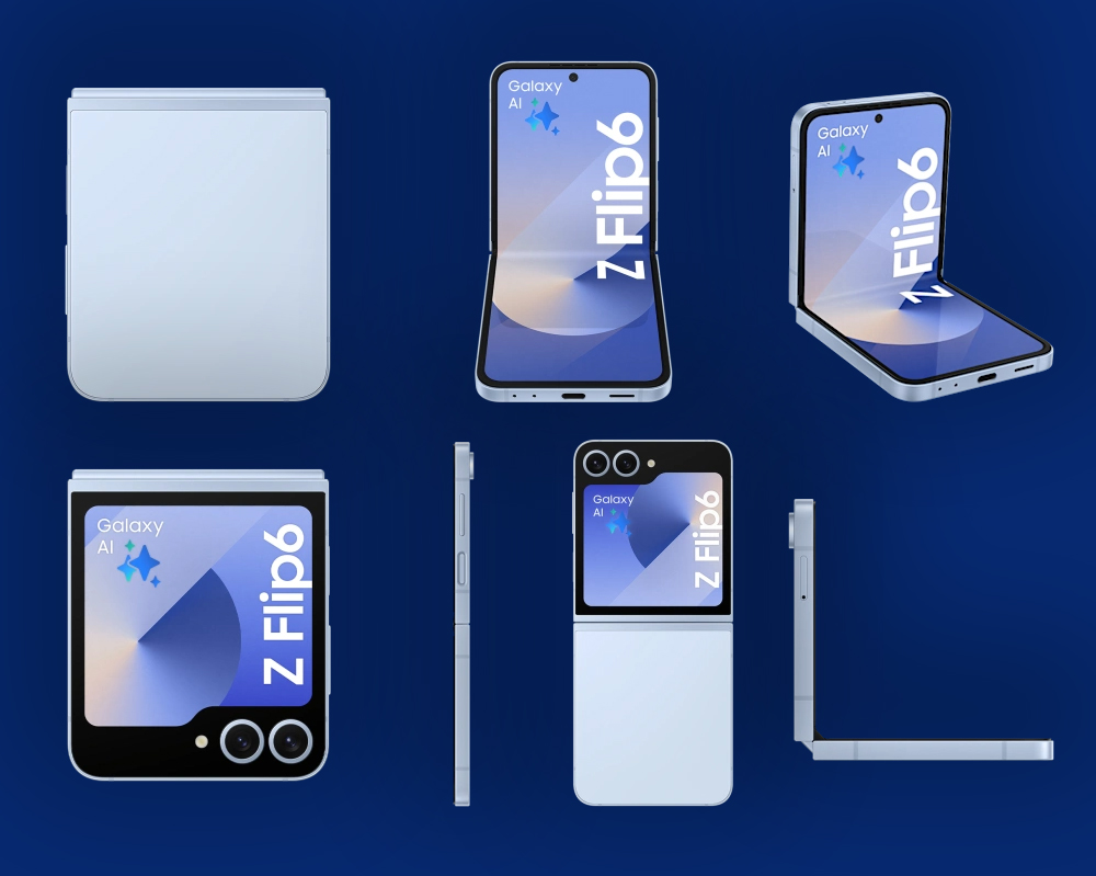 Samsung Galaxy Z Flip6 از بهترین گوشی های تاشو