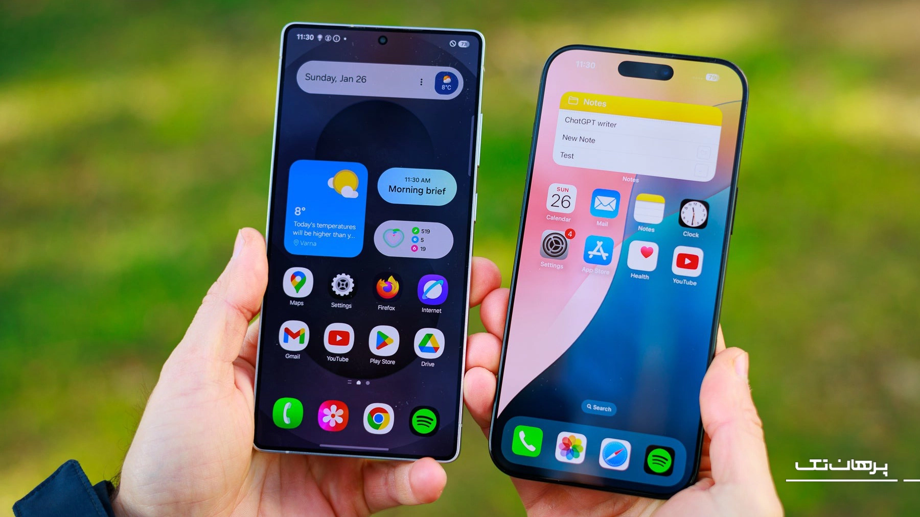 فرق s25 ultra و 16 pro max