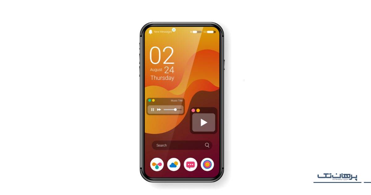 باگ های صفحه گوشی سامسونگ