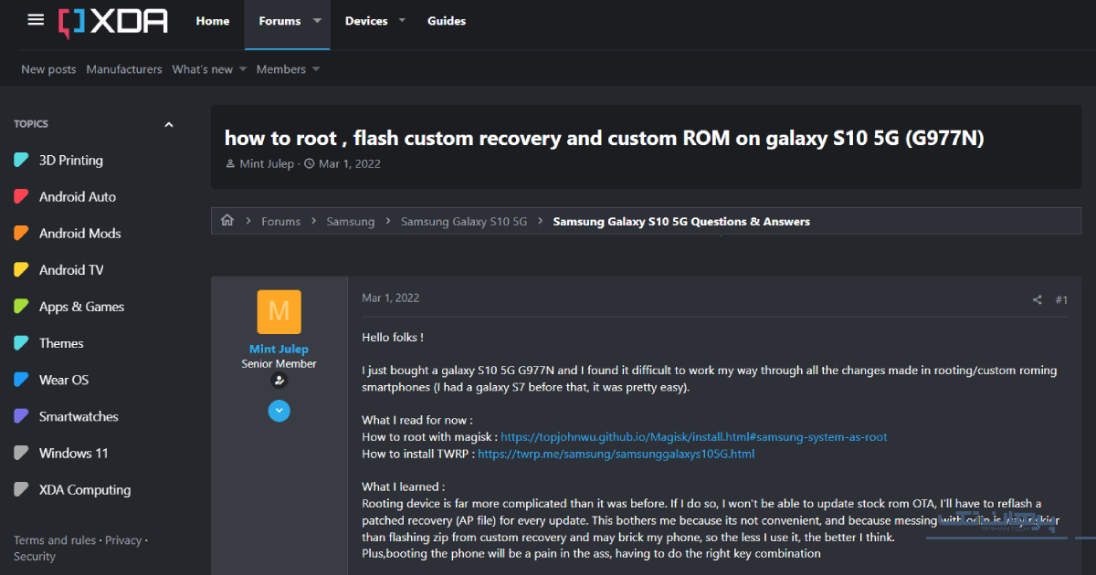 آموزش فلش کردن گوشی سامسونگ با استفاده از ریکاوری کاستوم