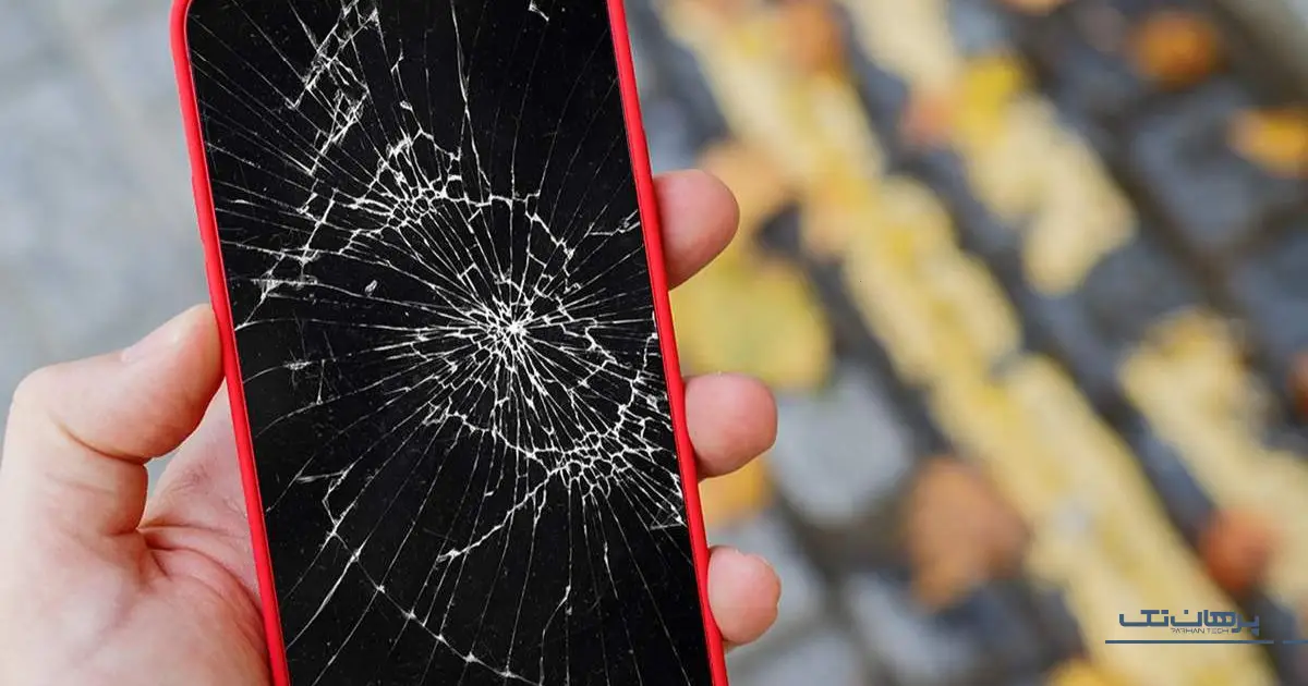 دلیل سیاه شدن ال سی دی شیائومی ضربه یا آسیب فیزیکی