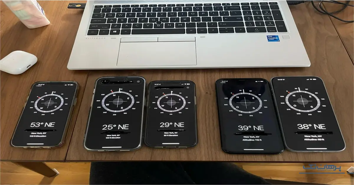 نصب سنسور قطب نما روی گوشی