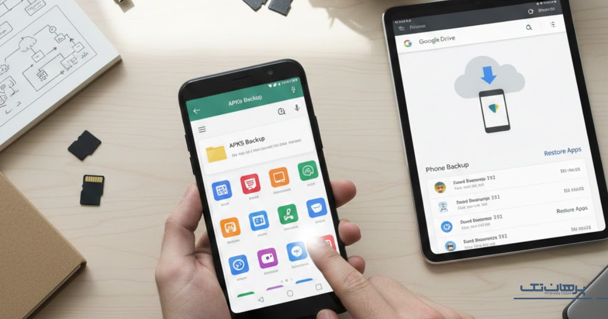ریکاوری برنامه های حذف شده با فایل‌های پشتیبان (APK و Cloud)