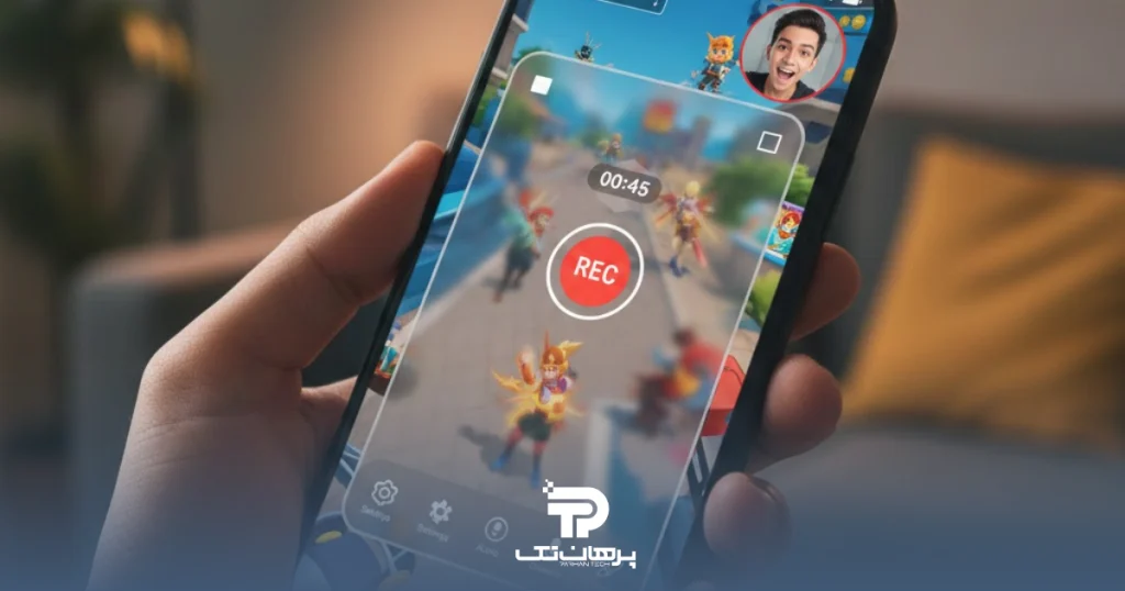 برنامه فیلم برداری از صفحه گوشی