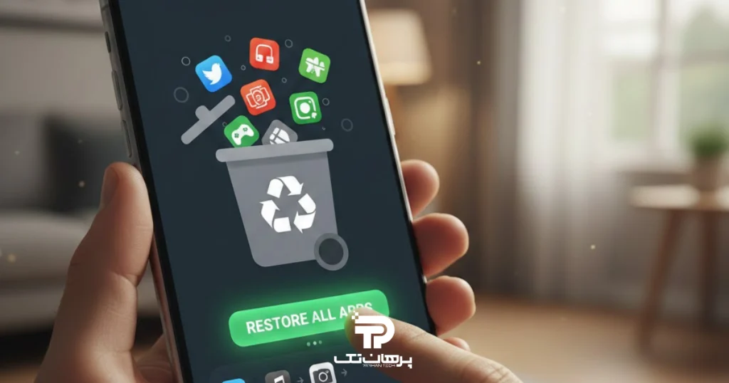 بازگرداندن برنامه های حذف شده در گوشی