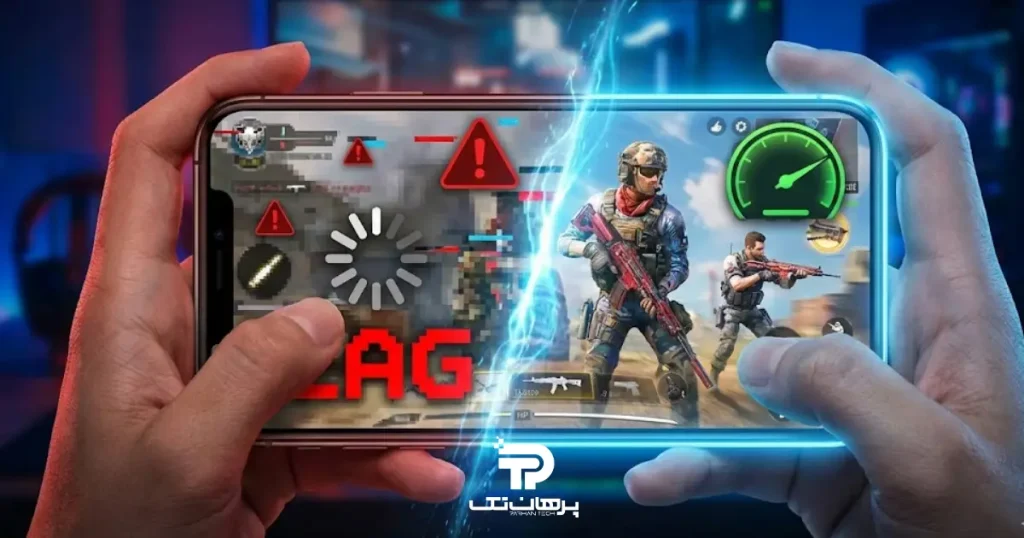 رفع لگ کالاف دیوتی موبایل