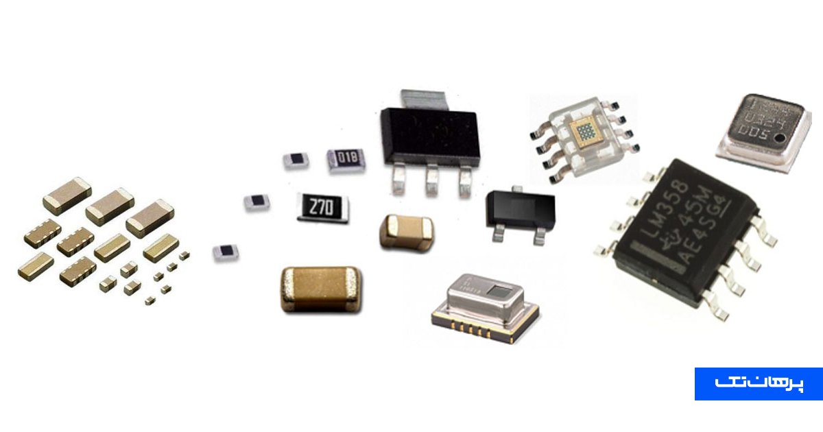 قطعات SMD (خازن، مقاومت، سلف و دیود)